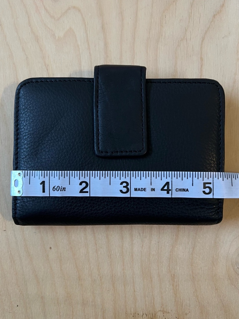 Fossil Classic Black Leather Snap Wallet - Picture 3 of 14